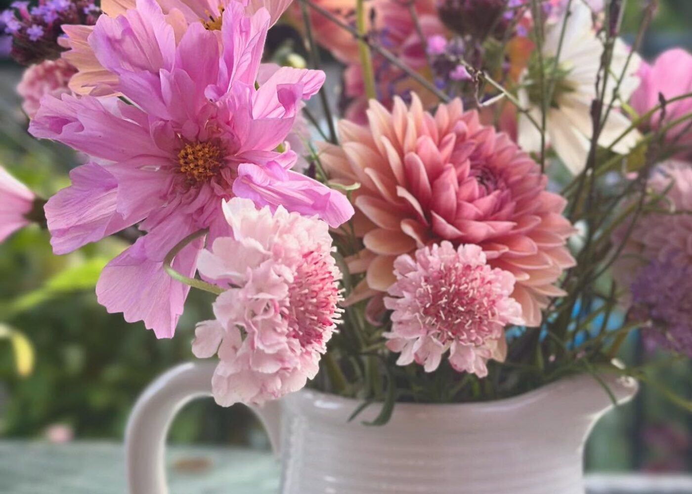 Lifting the dahlias and brightening up the winter pots